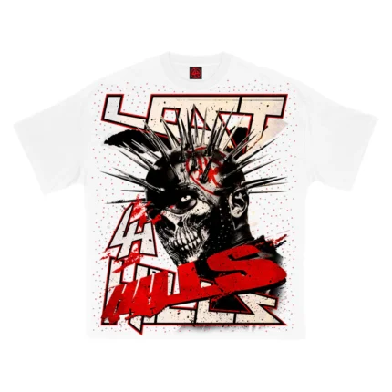 LOST HILLS LH5008 TEE WHITE