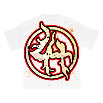 LOST HILLS LH5008 TEE WHITE