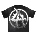 LOST HILLS LH5003 TEE BLACK WASH