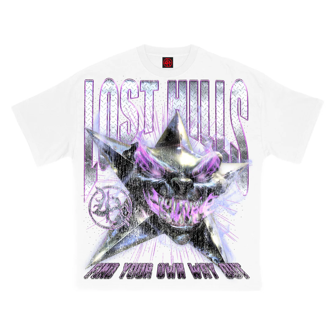 LOST HILLS LH5005 TEE WHITE LOST HILLS LH5005 TEE WHITE