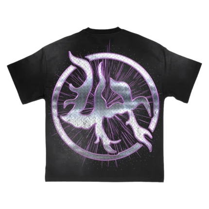 LOST HILLS LH5005 TEE BLACK WASH