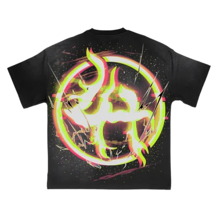 LOST HILLS LH5006 TEE BLACK WASH