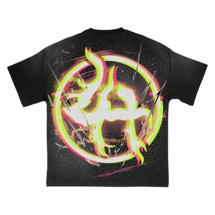 LOST HILLS LH5006 TEE BLACK WASH