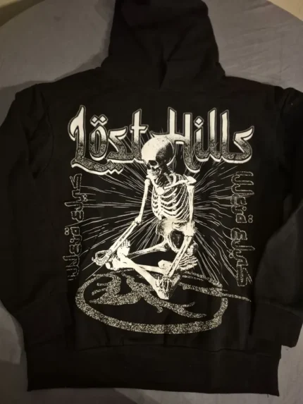 Lost Hills Black Hoodie Size Medium