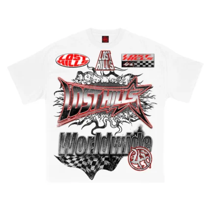 LOST HILLS LH5009 TEE WHITE