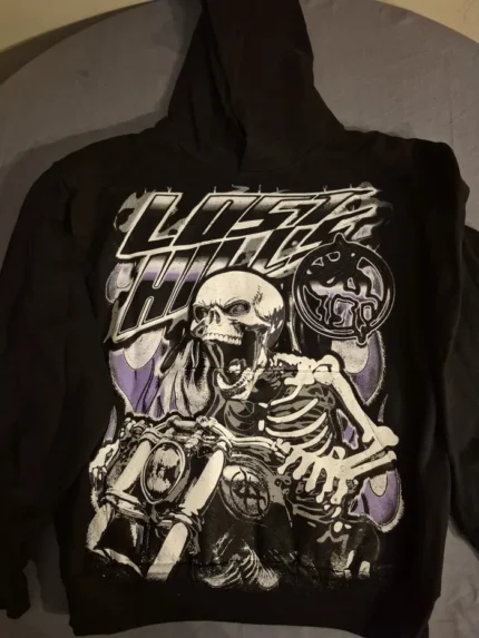 Lost Hills Black Hoodie Size Large