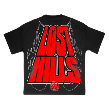 LOST HILLS LH5004 TEE BLACK