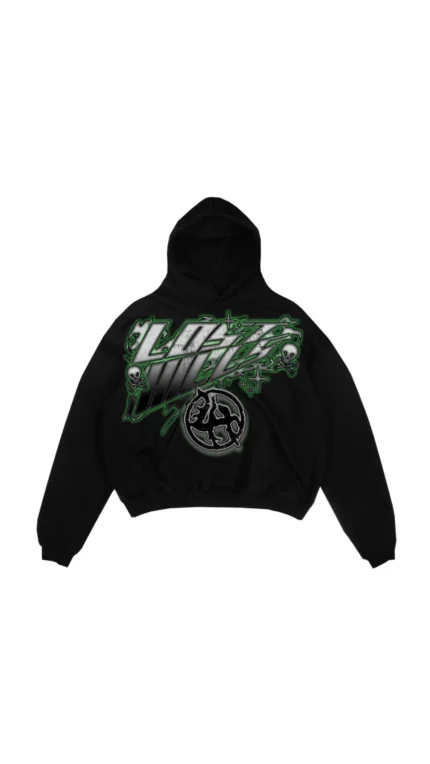LH SKULL HOODIE GREEN