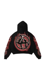 LH FLAMES HOODIE RED