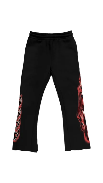 LH FLAMES FLARE SWEATS RED