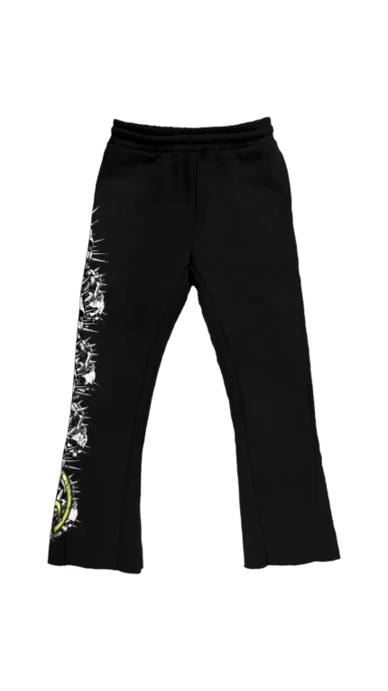 LH SKULL FLARE SWEATS YLW