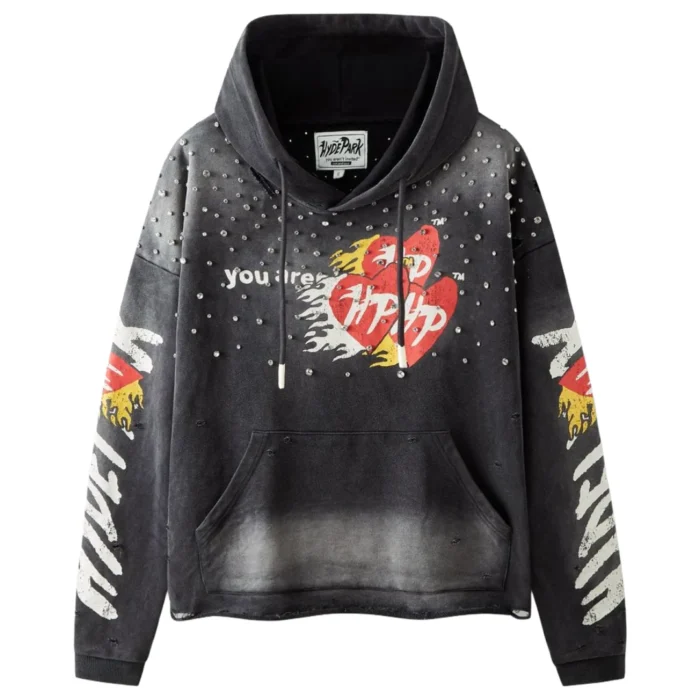 HP EASY DOES IT HOODIE 2 0 BLACK RED