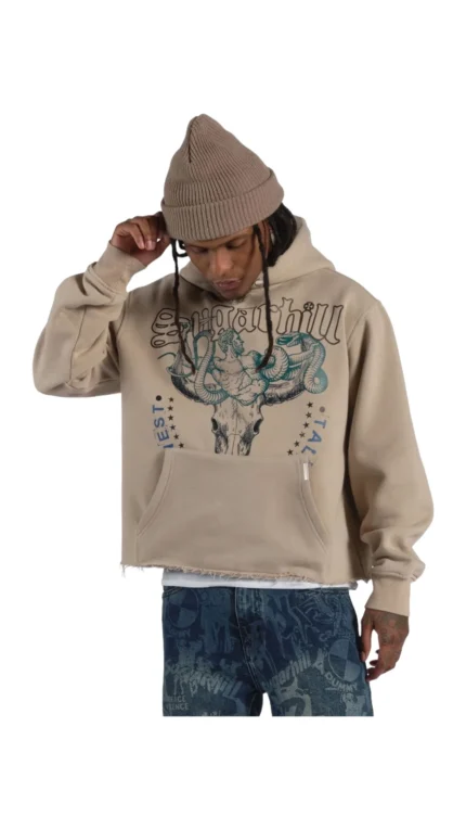 SH MEMOIR HOODIE CEMENT