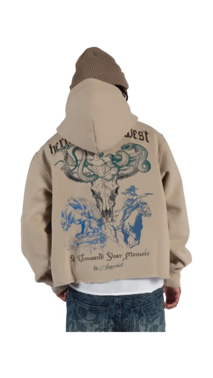 SH MEMOIR HOODIE CEMENT