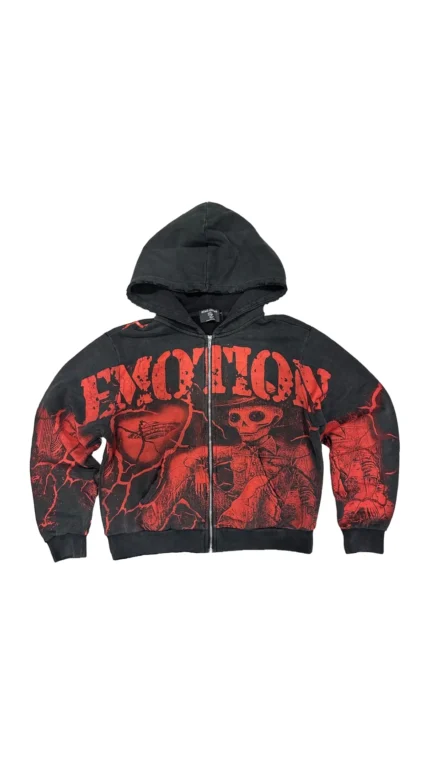 ME ACID WASH DESERTED HOODIE