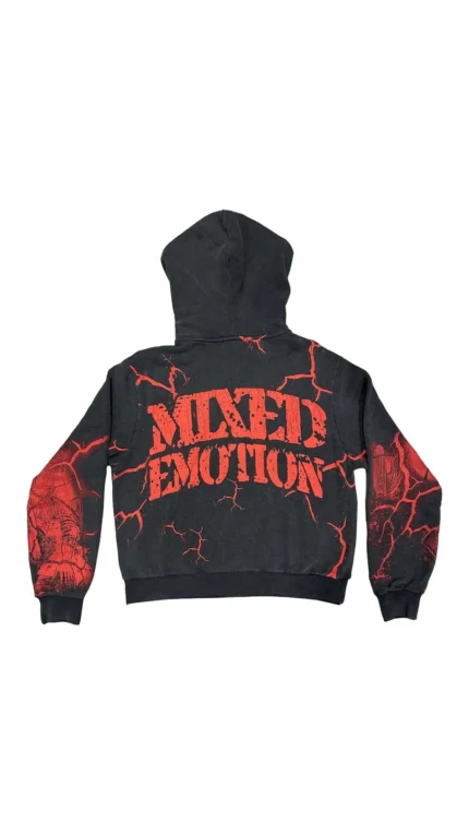 ME ACID WASH DESERTED HOODIE