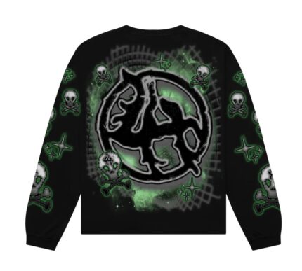 LH SKULL LONGSLEEVE GREEN